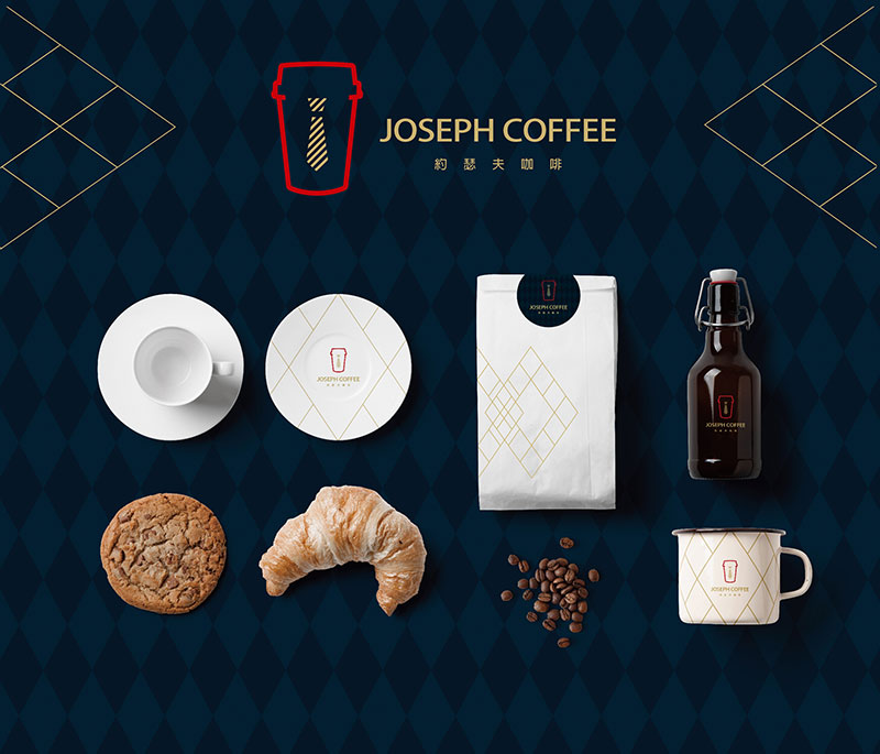 約瑟夫咖啡LOGO設計